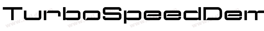 TurboSpeedDemo Itali字体转换